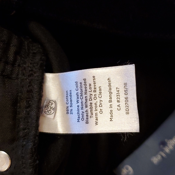 Talbots High-rise Straight-leg Cords - black - Picture 5 of 11